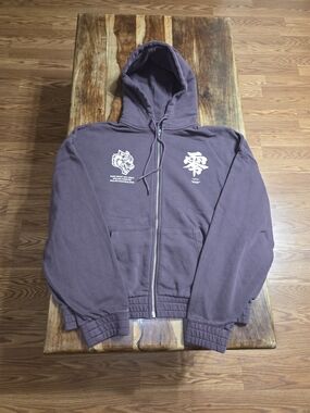 Darc Sport/Naruto Collab "PAIN" Unisex Purple Zip-Up Hoodie